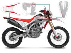 HONDA CRF 250L (2021~) Full Graphic Kit (CST-WG) - Thumbnail