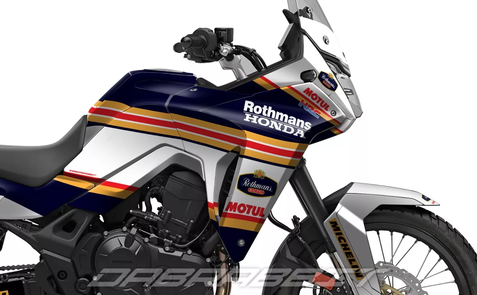 DABRABBIT - HONDA Transalp XL750 (2023~) Full Graphic kit (ROM) (1)