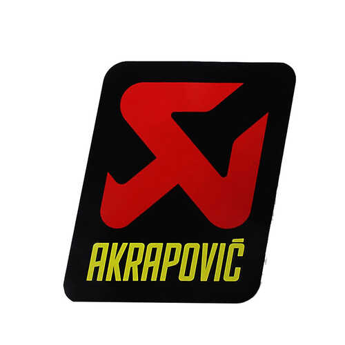 AKRAPOVIC P-HST14AL ALUMINYUM STICKER