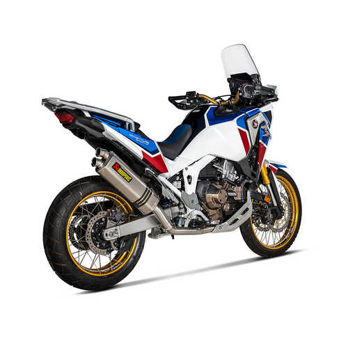 AKRAPOVIC S-H11R2-WT/2 HONDA CRF1100L AFRICATWIN ADVENTURE SPORTS (20-24) RACINGLINE(TITANIUM)EGZOZ