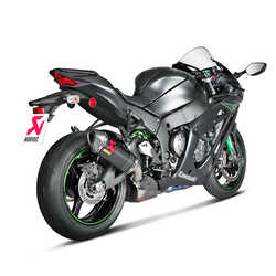 AKRAPOVIC S-K10SO16-HZC KAWASAKI NINJA ZX-10RR-ZX-10R-ZX-10RSE(16-20)SLIP-ON LINE(CARBON) EGZOZ - Thumbnail