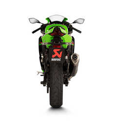 AKRAPOVIC S-K4SO8-HRC KAWASAKI NINJA ZX-4R (23-24) SLIP-ON LINE (TITANIUM) EGZOZ - Thumbnail