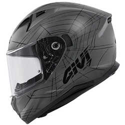 GIVI - GIVI 50.7 PHOBIA MAT TITANIUM-SİYAH KASK (1)