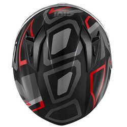 GIVI 50.7 PROTON MAT TITANIUM-KIRMIZI KASK - Thumbnail