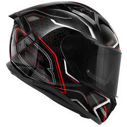 GIVI 50.8 MYSTICAL SİYAH-KIRMIZI-TITANIUM KASK - Thumbnail