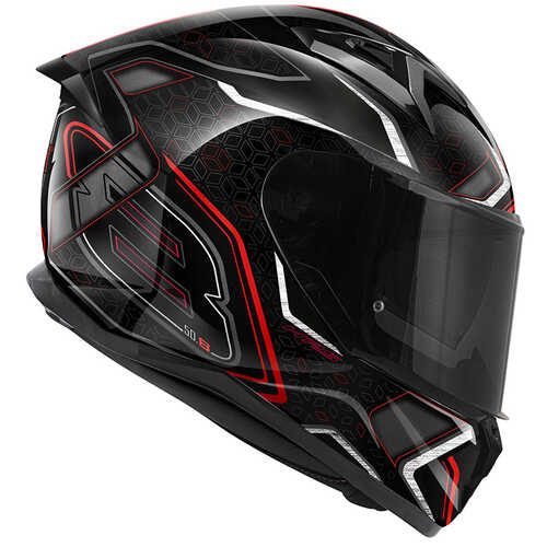 GIVI 50.8 MYSTICAL SİYAH-KIRMIZI-TITANIUM KASK