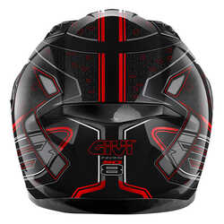 GIVI 50.8 MYSTICAL SİYAH-KIRMIZI-TITANIUM KASK - Thumbnail