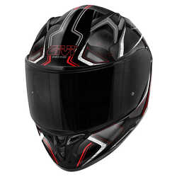 GIVI - GIVI 50.8 MYSTICAL SİYAH-KIRMIZI-TITANIUM KASK (1)