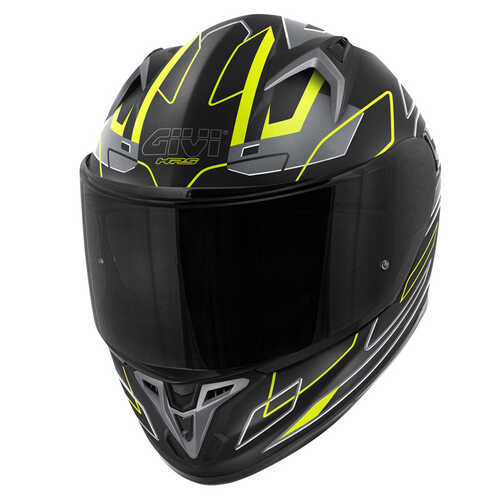 GIVI 50.9 ASSAULT MAT SİYAH-GRİ-NEON SARI KASK