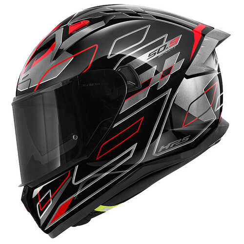 GIVI 50.9 ASSAULT SİYAH-TITANIUM-KIRMIZI KASK