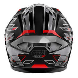 GIVI 50.9 ASSAULT SİYAH-TITANIUM-KIRMIZI KASK - Thumbnail