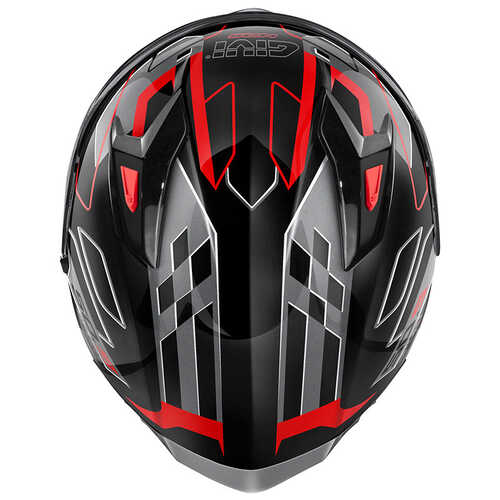 GIVI 50.9 ASSAULT SİYAH-TITANIUM-KIRMIZI KASK