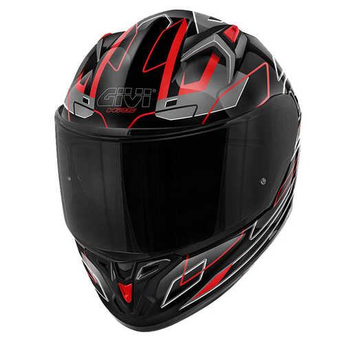 GIVI 50.9 ASSAULT SİYAH-TITANIUM-KIRMIZI KASK