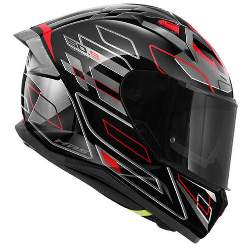 GIVI 50.9 ASSAULT SİYAH-TITANIUM-KIRMIZI KASK