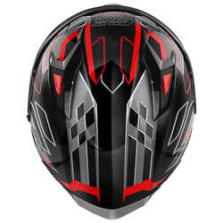 GIVI 50.9 ASSAULT SİYAH-TITANIUM-KIRMIZI KASK - Thumbnail