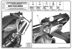 GIVI PL690 BMW F 650GS - F 800GS (08-11) YAN ÇANTA TAŞIYICI - Thumbnail