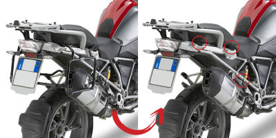 GIVI PLR5108 BMW R 1200 GS-ADVENTURE (13-18)-R1250 GS (19-23)-ADVENTURE (19-24) YAN ÇANTA TAŞIYICI