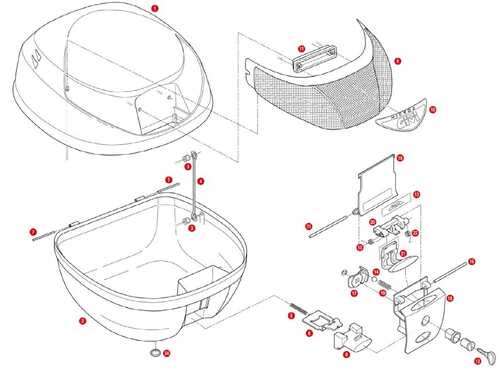 GIVI Z310 ÇANTA ALT TABLA KİLİT SACI E42-E26-E300-E30-E33-E280-E260