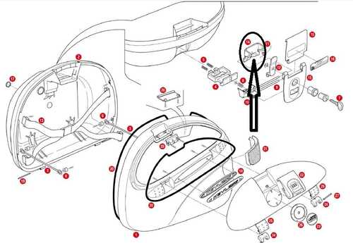 GIVI Z312 ÇANTA TABLA DÜĞMESİ MONTAJ SACI E26-E29-E300-E30-E33-E41-E42-E360-E280-E46-E460