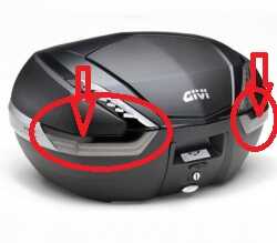 GIVI Z4702FR ÇANTA REFLEKTÖRÜ ALT TAKIM GRİ V47