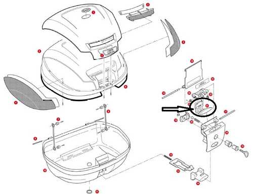 GIVI Z644NR ÇANTA AÇMA DÜĞMESİ TRK33-TRK46-V46-E370