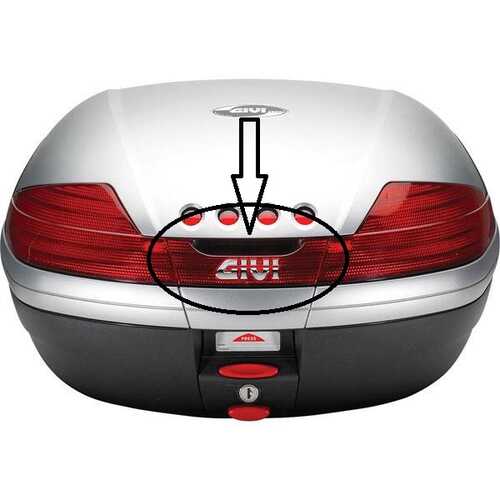 GIVI Z732KIT ÇANTA REFLEKTÖRÜ ORTA KIRMIZI V46