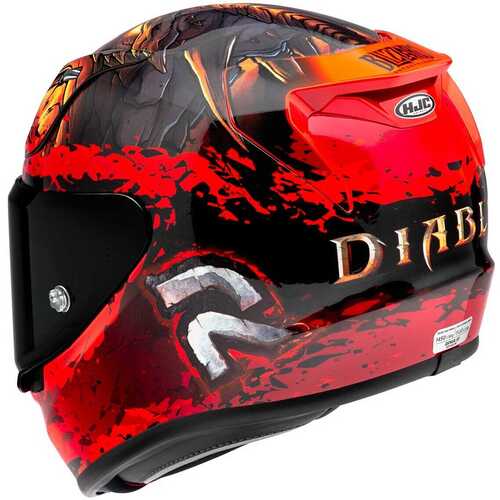 HJC RPHA12 KASK DIABLO BLIZZARD MC1