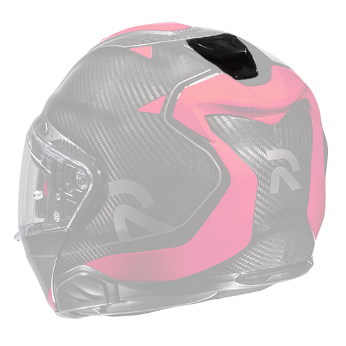 HJC RPHA91 KASK ARKA HAVALANDIRMA METAL SİYAH