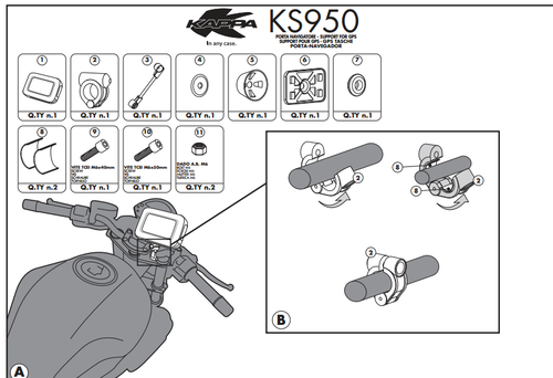 KAPPA KS950 GPS ÇANTASI