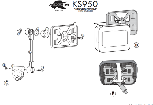 KAPPA KS950 GPS ÇANTASI