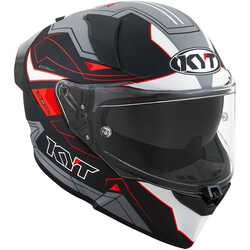 KYT - KYT R2R KASK LED MATT SİYAH GRİ (1)