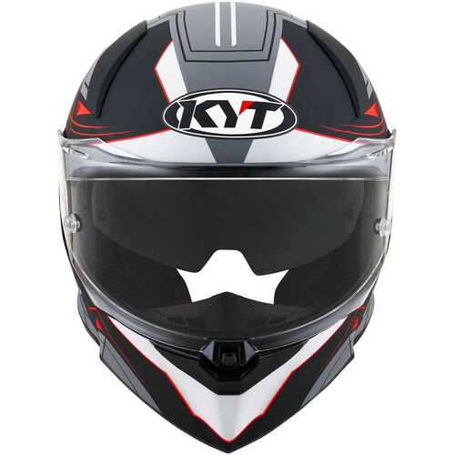 KYT R2R KASK LED MATT SİYAH GRİ