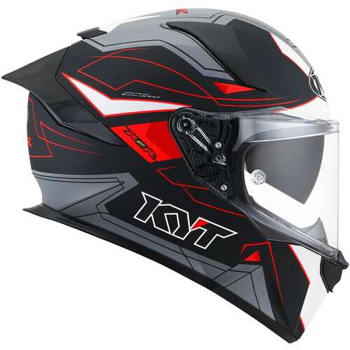 KYT R2R KASK LED MATT SİYAH GRİ