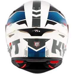 KYT TT-REVO KASK FUSELAGE RED - Thumbnail