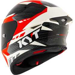 KYT TT-REVO KASK GEAR BLACK / RED - Thumbnail