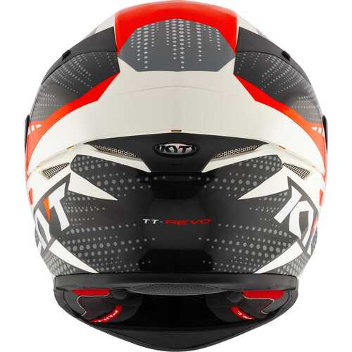 KYT TT-REVO KASK GEAR BLACK / RED