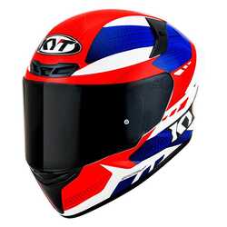 KYT - KYT TT-REVO KASK GEAR BLUE / RED