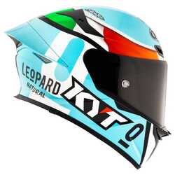 KYT TT-REVO KASK LEOPARD EDITION TRICOLORE - Thumbnail