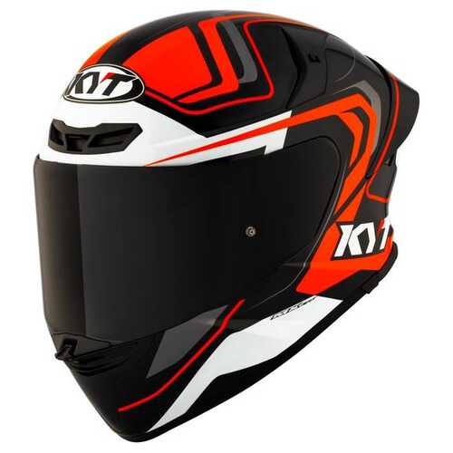 KYT TT-REVO KASK OVERTECH SİYAH TURUNCU