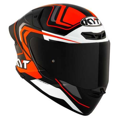 KYT TT-REVO KASK OVERTECH SİYAH TURUNCU