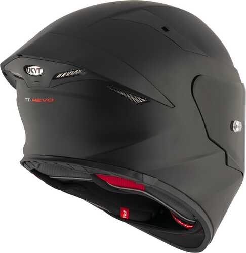 KYT TT-REVO KASK PLAIN MATT BLACK