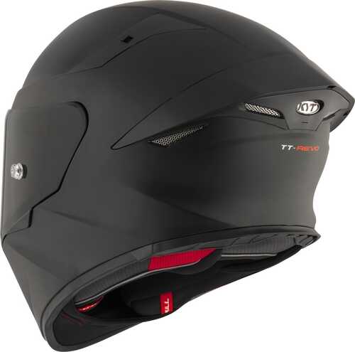 KYT TT-REVO KASK PLAIN MATT BLACK