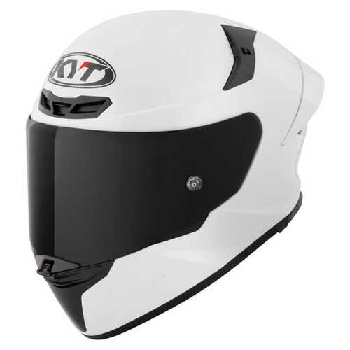 KYT TT-REVO KASK PLAIN WHITE