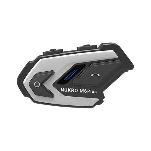 NUKROTECH NUKRO M6 PLUS BLUETOOTH 6 KİŞİLİK İNTERKOM SİLVER