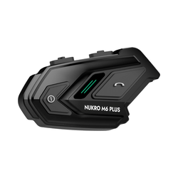 NUKROTECH - NUKROTECH NUKRO M6 PLUS BLUETOOTH 6 KİŞİLİK İNTERKOM SİYAH